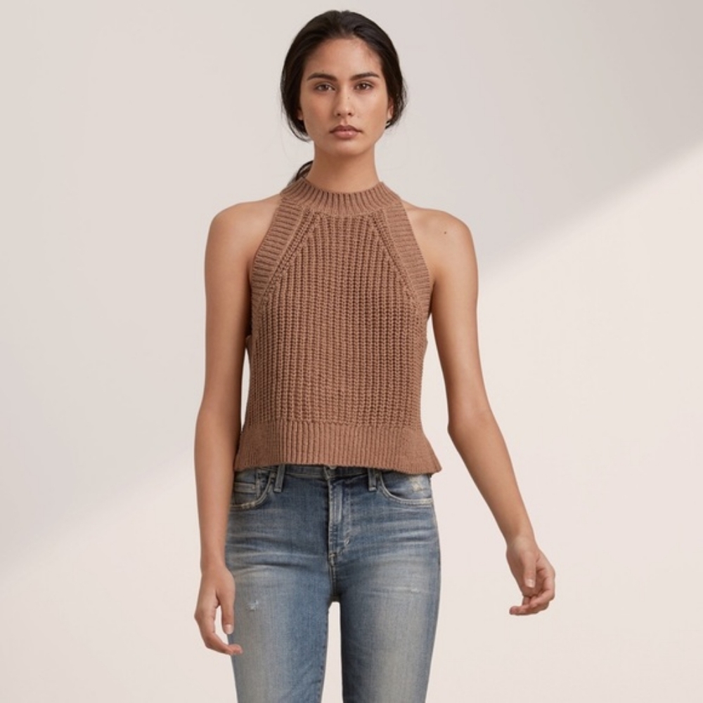 Aritzia Wilfred Le Fou knit halter
